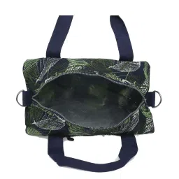 Baomi Blue & Green Medium Duffle Bag image 4