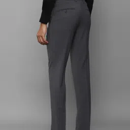 Louis Philippe Grey Slim Fit Trousers image 2
