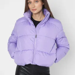 Vero Moda Lavender Regular Fit Puffer Jacket image 2