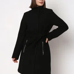 Vero Moda Black Regular Fit Coat image 2