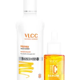 VLCC Natural Sciences Honey Moisturiser & VLCC Natural Sciences Vitamin C Serum Combo image 1