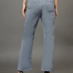 Angelfab Grey Cotton Bootcut High Rise Jeans image 2