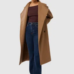 Forever New Ari Petite Funnel Neck Overcoat image 4