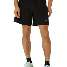Asics Black Regular Fit Sports Shorts image 1