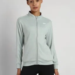 Reebok Green & Black Plain Sports Jackets Pants Set image 1