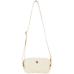 TOMMY HILFIGER Beige ODETTE II Logo Cross Body Bag image 1