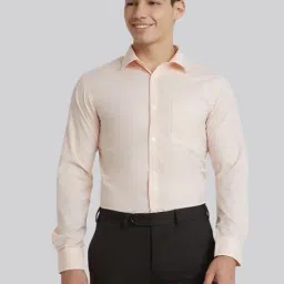 Park Avenue Orange Slim Fit Shirt-image-12