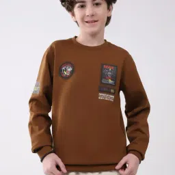Monte Carlo Boys Brown Graphic Sweatshirt-image-16