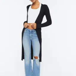 Forever 21 Black Full Sleeves Cardigan-picture-24