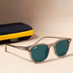 Resist Eyewear Brown Wayfarer uv protected Unisex Sunglasses image 1