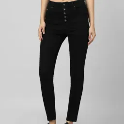Only Black Skinny Fit Mid Rise Jeans-image-63