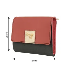 Baggit Black Solid Tri-Fold Wallet for Women image 2