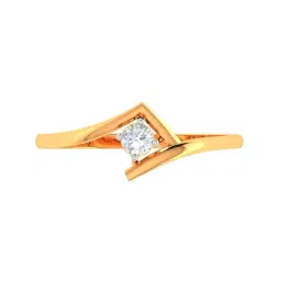 P.C. Chandra Jewellers 18k Yellow Gold Traditional One Binge Diamond Ring for Women & Girls-picture-47