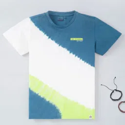 Edheads Kids Multicolor Cotton Color Block T-Shirt image 2