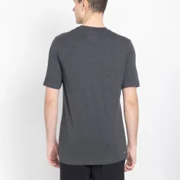 Adidas Black Cotton Regular Fit Printed Sports T-Shirt image 2