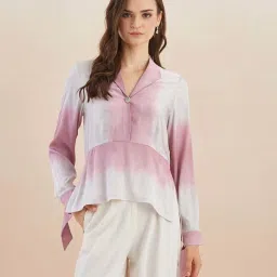 Latin Quarters Pink Regular Fit Printed Top image 1