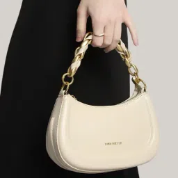 MINI WESST Beige Handbag-image-12