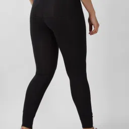 Reebok Black Cotton Printed Sports Tights image 2