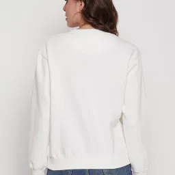 MADAME White Embellished Sweatshirt image 2