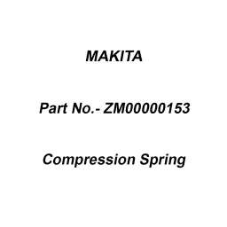 Makita Compression Spring for TC101D, Part No ZM00000153-picture-18