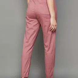 Code by Lifestyle Pink Cotton Joggers image 2