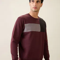 Parx Men Colourblocked Pullover Sweatshirt image 4