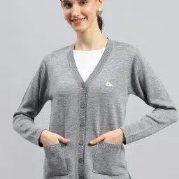 Monte Carlo Grey Textured Cardigan image 1