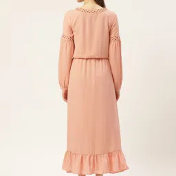 DODO & MOA Peach Maxi Dress image 2