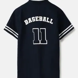 United Colors Of Benetton Boys Blue Cotton Regular Fit Shirt image 2