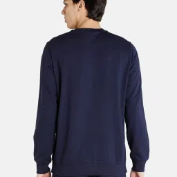 Puma Navy Cotton Regular Fit Printed Sweatshirts image 2