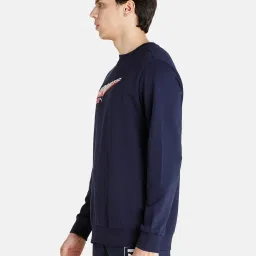 Puma Navy Cotton Regular Fit Printed Sweatshirts image 3