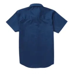 Gini & Jony Boys Navy Cotton Regular Fit Shirt image 2