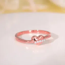 GIVA 925 Sterling Silver Rose Gold Ring for Women-image-74