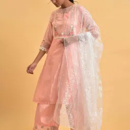 W White Printed Dupatta image 2