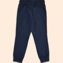Pantaloons Junior Navy Cotton Regular Fit Joggers image 2