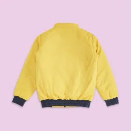 Pantaloons Junior Yellow Regular Fit Full Sleeves Jacket image 2