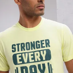 HRX by Hrithik Roshan Typography Printed Training T-shirt image 2