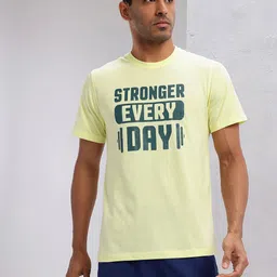 HRX by Hrithik Roshan Typography Printed Training T-shirt image 4