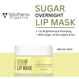 Volamena Overnight Lip Mask With Sugar, Green Apple Extract & Avocado Oil image 2