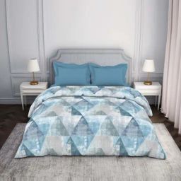 Spaces Atrium Grey 100% Cotton 144 TC Double Bed Ac Quilt-picture-34
