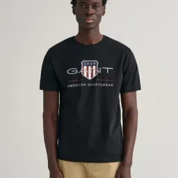 GANT Printed Round Neck Regular Fit T-Shirt-picture-12