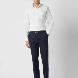 Van Heusen Navy Slim Fit Trousers image 5