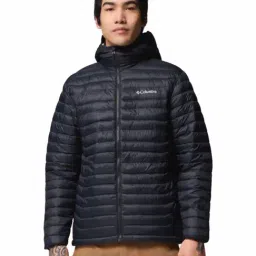 Columbia Black Slim Fit Puffer Jacket-image-36