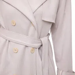 Cover Story White Polyester Regular Fit Casual Jacket image 5