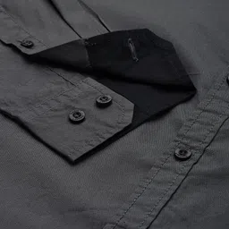 Roadster Men Standard Mandarin Collar Roll-Up Sleeves Pure Cotton Casual Shirt image 5