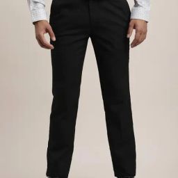 Turtle Black Slim Fit Trousers-picture-38