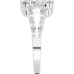 Sparkles Lab Grown Diamond 14k (585) White Gold Ring for Women image 3