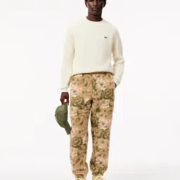 Lacoste Multi Regular Fit Floral Print Joggers image 3