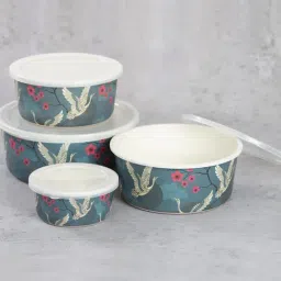 India Circus by Krsnaa Mehta Blue Bamboo Aerial Moments Container - Set of 4-picture-40