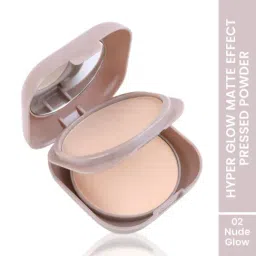 Half N Half Hyper Glow Matte Effect Pressed Powder 02 Nude Glow - 20 gm-picture-24